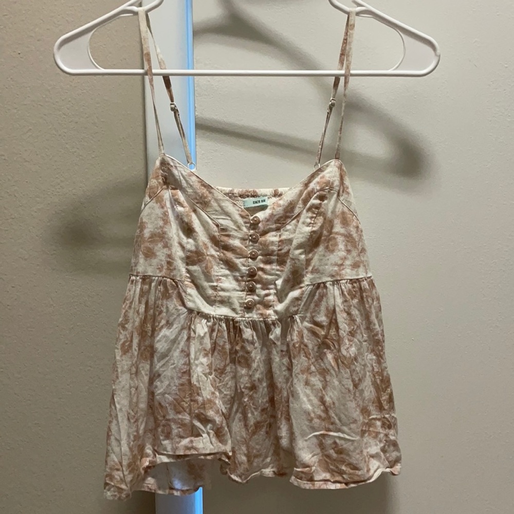 Urban Outfitters Floral Strapless Tank in XS